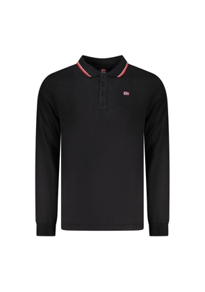 Norway 1963 Black Cotton Men Polo Shirt - S