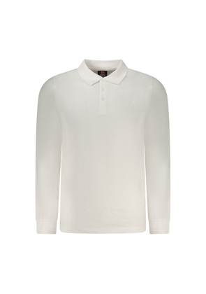 Norway 1963 White Cotton Men Polo Shirt - L