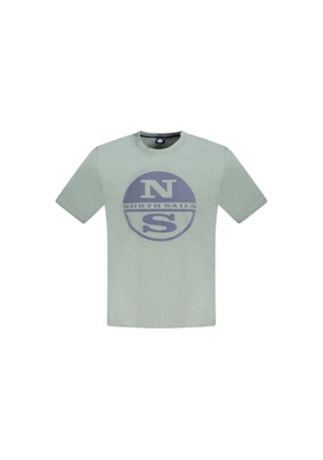 North Sails Verde Cotton Men T-Shirt - L
