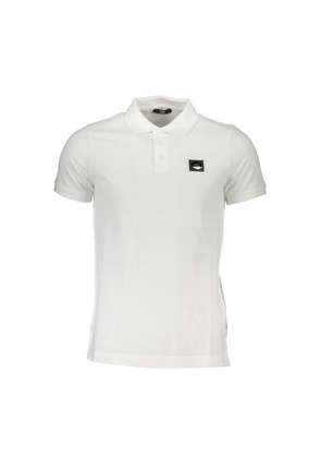 Cavalli Class Bianco Cotton Men Polo - L