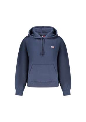 Tommy Hilfiger Blue Cotton Women Sweatshirt - XS