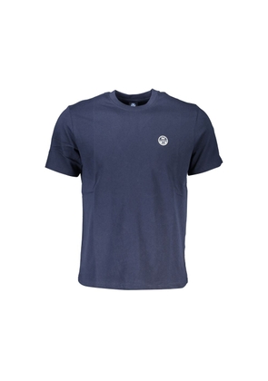 North Sails Blue Cotton Men T-Shirt - XL
