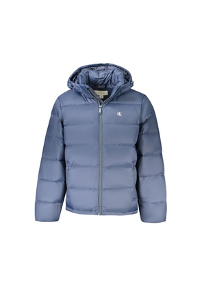 Calvin Klein Blu Poliammide Men's Jacket - M