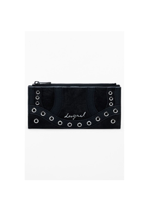 Desigual Nero Poliuretano Women Wallet