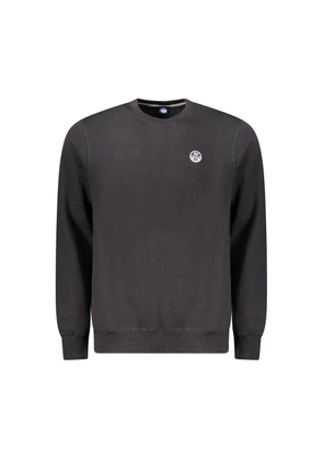 North Sails Black Cotton Men's Sweatshirt - M
