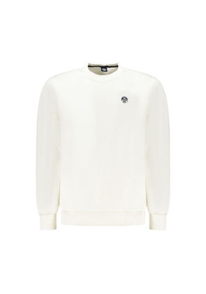 North Sails White Cotton Men Sweatshirt - S