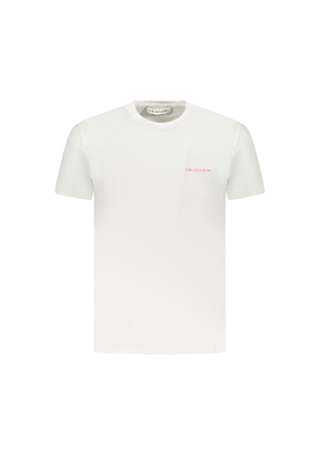 Trussardi White Cotton Men's T-Shirt - L