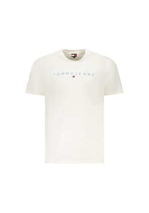 Tommy Hilfiger Bianco Cotton Men T-Shirt - XL