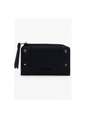 Desigual Nero Poliuretano Women Wallet