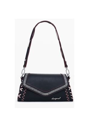Desigual Nero Poliuretano Donna Borsa