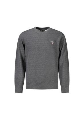Accademia Militare Grigio Recycled Cotton Male Sweatshirt - XS