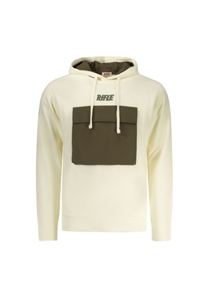 Rifle White Cotton Men's Sweatshirt - M