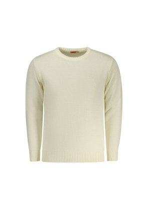 Rifle White Acrylic Men Sweater - M