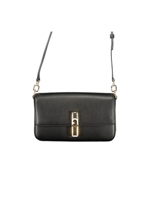 Furla Nero Leather Women Handbag