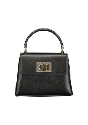 Furla Nero Leather Women Handbag