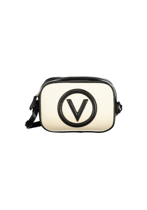 Mario Valentino Beige Cotton Women Shoulder Bag