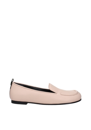 Premiata Pink Leather Slip-On Loafers - EU37.5/US7.5