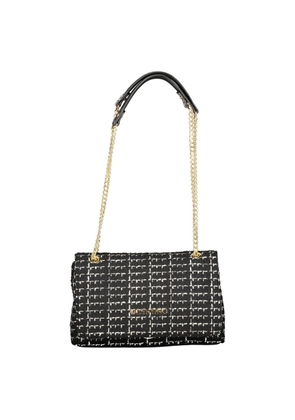 Mario Valentino Nero Polyurethane Women Shoulder Bag