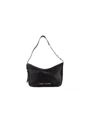 Marc Jacobs Tempo Small Black Smooth Leather Hobo Convertible Shoulder Bag Purse