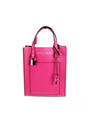 Marc Jacobs Mini Grind Cactus Flower Pebbled Leather Crossbody Tote Bag