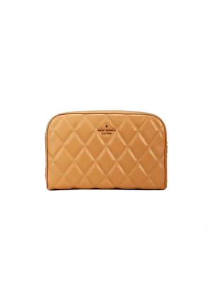 Kate Spade Carey Mini Tiramisu Quilted Smooth Leather Camera Crossbody Bag
