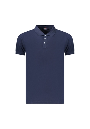 Norway 1963 Blue Cotton Men's Polo - S