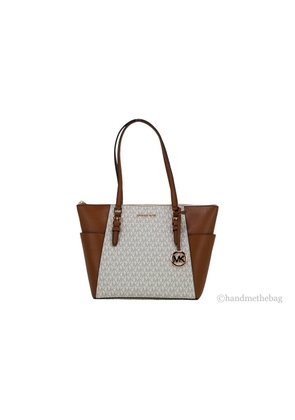 Michael Kors Michael Kors Women Leather Shoulder Tote Bag Purse Handbag+Double Zipper Wallet