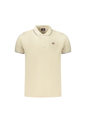 Norway 1963 Beige Cotton Men's Polo - S
