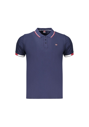Norway 1963 Blue Cotton Men's Polo Shirt - S