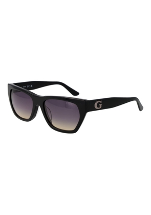 Guess Black Acetate Sunglasses