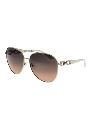Guess Gold Metal Sunglasses