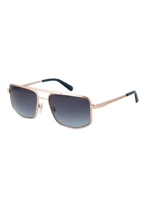 Guess Gold Metal Sunglasses