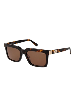 Guess Brown Acetate Sunglasses