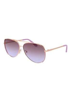 Guess Rose Gold Metal Sunglasses