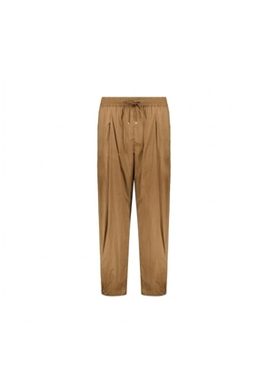 Herno Brown Elastane Casual Pants - 42