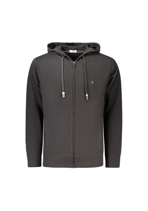 Coveri Moving Black Cotton Sweatshirt - M