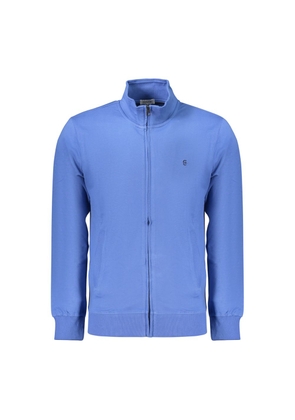 Coveri Moving Blue Cotton Sweatshirt - M