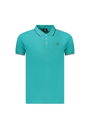 Norway 1963 Azzurro Cotton Mens Polo - S