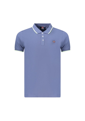 Norway 1963 Blue Cotton Men's Polo Shirt - S