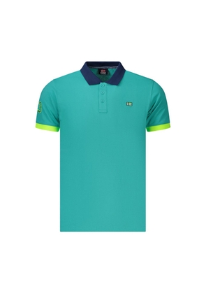 Norway 1963 Azzurro Cotton Men's Polo - S