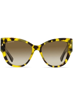 DSQUARED2 EYEWEAR cat-eye tinted sunglasses - Brown