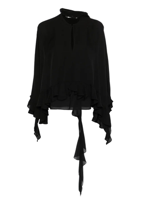Dorothee Schumacher sheer twist blouse - Black