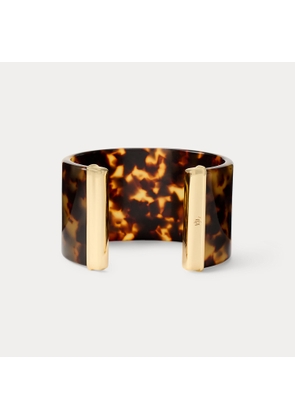 Gold-Plated Tortoiseshell Cuff Bracelet