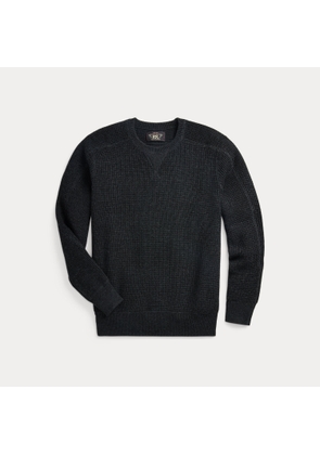Waffle-Knit Cotton-Wool Jumper