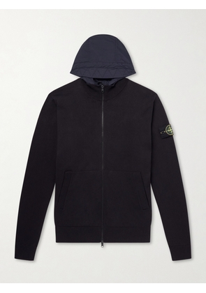Stone Island - Reversible Organic Cotton Zip-Up Hoodie - Men - Blue - S