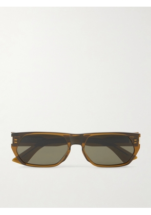 SAINT LAURENT - Square-Frame Acetate Sunglasses - Men - Brown