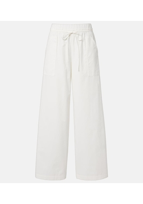 Vince Cotton poplin wide-leg pants