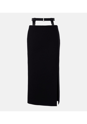 Mugler Cutout pencil skirt