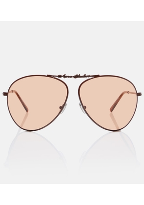 Acne Studios Logo aviator sunglasses