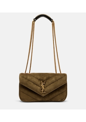 Saint Laurent Loulou Small suede shoulder bag